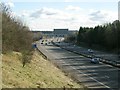 SP1471 : M40 by Umberslade Park, looking southeast by Robin Stott