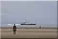 SJ3097 : "Another Place", Crosby Beach by Stuart Wilding