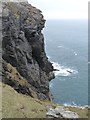 NR2641 : Steep sea cliff on the Mull of Oa by Rob Farrow