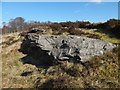 NS3778 : Cornstone outcrop by Lairich Rig