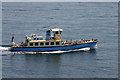 SW8432 : Adrian Gilbert ferry off St Mawes Castle by Jo and Steve Turner