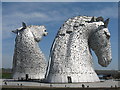 NS9082 : The Kelpies at The Helix by M J Richardson