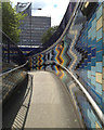 TQ3179 : Ramp up from subway, Elephant & Castle, Newington by Robin Stott