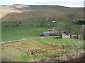 SD7799 : Ruined building above Hazelgill by Christine Johnstone