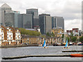 TQ3679 : Sailing on Greenland Dock by Stephen Craven