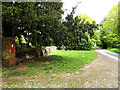 TM3894 : Church Road & The Church Victorian Postbox by Geographer