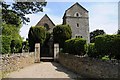 SP0801 : Entrance to Ampney St Peter church by Philip Halling