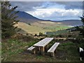 NG3922 : Bench with a view by Richard Dorrell