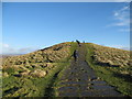 SK1283 : Mam Tor the way ahead is stony 2 - Castleton, Derbyshire by Martin Richard Phelan