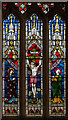 TF0881 : Stained glass window, Ss Peter & Lawrence church, Wickenby by J.Hannan-Briggs