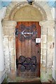 SO7874 : North door of St Leonard's Church by Tiger