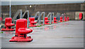 J5082 : Mooring posts, Bangor by Rossographer