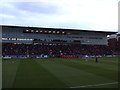 TQ3786 : Main stand at Brisbane Road, Leyton Orient F.C. by Richard Humphrey