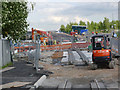 SK5538 : The approach to Lenton railway bridge by Alan Murray-Rust