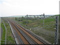 NS8666 : The Airdrie-Bathgate line at Bedlormie Toll by M J Richardson