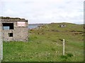 NG8192 : Old defence installations at Rubha nan Sasan by Gordon Brown