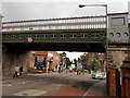 SJ4912 : Western side of the railway bridge over Abbey Foregate, Shrewsbury by Jaggery