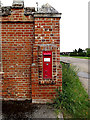 TL8646 : Long Melford Church Victorian Postbox by Geographer