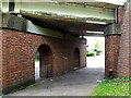 TM3977 : Path under Quay Street Railway Bridge by Geographer