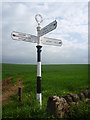 NT5770 : Rural East Lothian : ELCC Fingerpost Near Chesters by Richard West