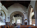 SK6754 : Church of St Michael, Halam - nave interior by Alan Murray-Rust