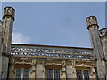 SZ2093 : Highcliffe: Latin inscription on the castle by Chris Downer