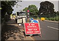 SX9065 : Roadworks, Cricketfield Road, Torquay by Derek Harper