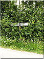 TL9356 : Roadsign on Cockfield Road by Geographer