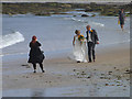 NU2424 : Wedding photography on the beach by Oliver Dixon