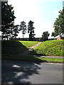 TM3864 : Footpath to Ronald Lane on Carlton Park Industrial Estate by Geographer