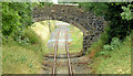 J1966 : Disused railway, Brookhill near Lisburn - July 2014(2) by Albert Bridge