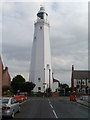 TA3327 : Withernsea Lighthouse from Arthur Street by David Hillas