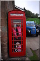 SO6521 : Phone box near Lea by John Winder