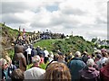 NG2547 : The parade approaches the War Memorial by Richard Dorrell