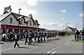 NG2547 : The parade passes the Dunvegan Hotel by Richard Dorrell