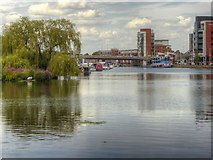 SK9771 : Lincoln, Brayford Pool by David Dixon