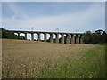 NU2311 : Arable field between the river and the railway by Graham Robson