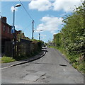 ST8644 : One way traffic along Princecroft Lane, Warminster by Jaggery