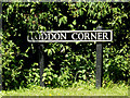 TM2996 : Loddon Corner sign by Geographer