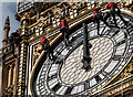 TQ3079 : Cleaning the Clock Face, "Big Ben", Elizabeth Tower, Palace of Westminster by Christine Matthews