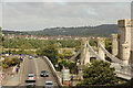 SH7877 : Conwy bridges by Richard Croft