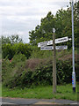 SK7372 : Fingerpost, Mark Lane/Tuxford Road, East Markham by Alan Murray-Rust