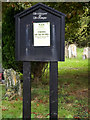 TM3197 : St.Margaret & St.Remigius Church Notice Board by Geographer