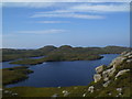 NC0917 : Promontory in Loch a' Chapuill near Lochinver by ian shiell