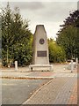 SJ7996 : Marshall Stevens Memorial, Trafford Park Village by David Dixon