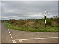 NT5166 : Rural East Lothian : Road Junction West Of Woodhead (Looking East) by Richard West