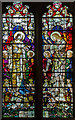 TQ5529 : Stained glass window, St Denys church, Rotherfield by Julian P Guffogg