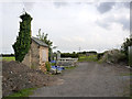 SK7889 : Weighbridge cabin at Beckingham Station by Alan Murray-Rust