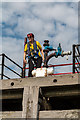 TQ8883 : Casting Off, Southend Pier, Southend-on-Sea, Essex by Christine Matthews