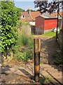 SX9064 : Post and steps, Chelston by Derek Harper